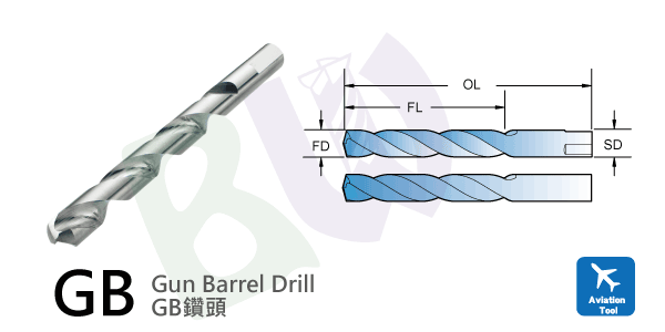 刀具,航太專用高速鋼GB鑽頭