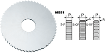 刀具-全鎢鋼直刃圓鋸片-MSS1