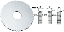 刀具-全鎢鋼交錯刃圓鋸片-MSS2